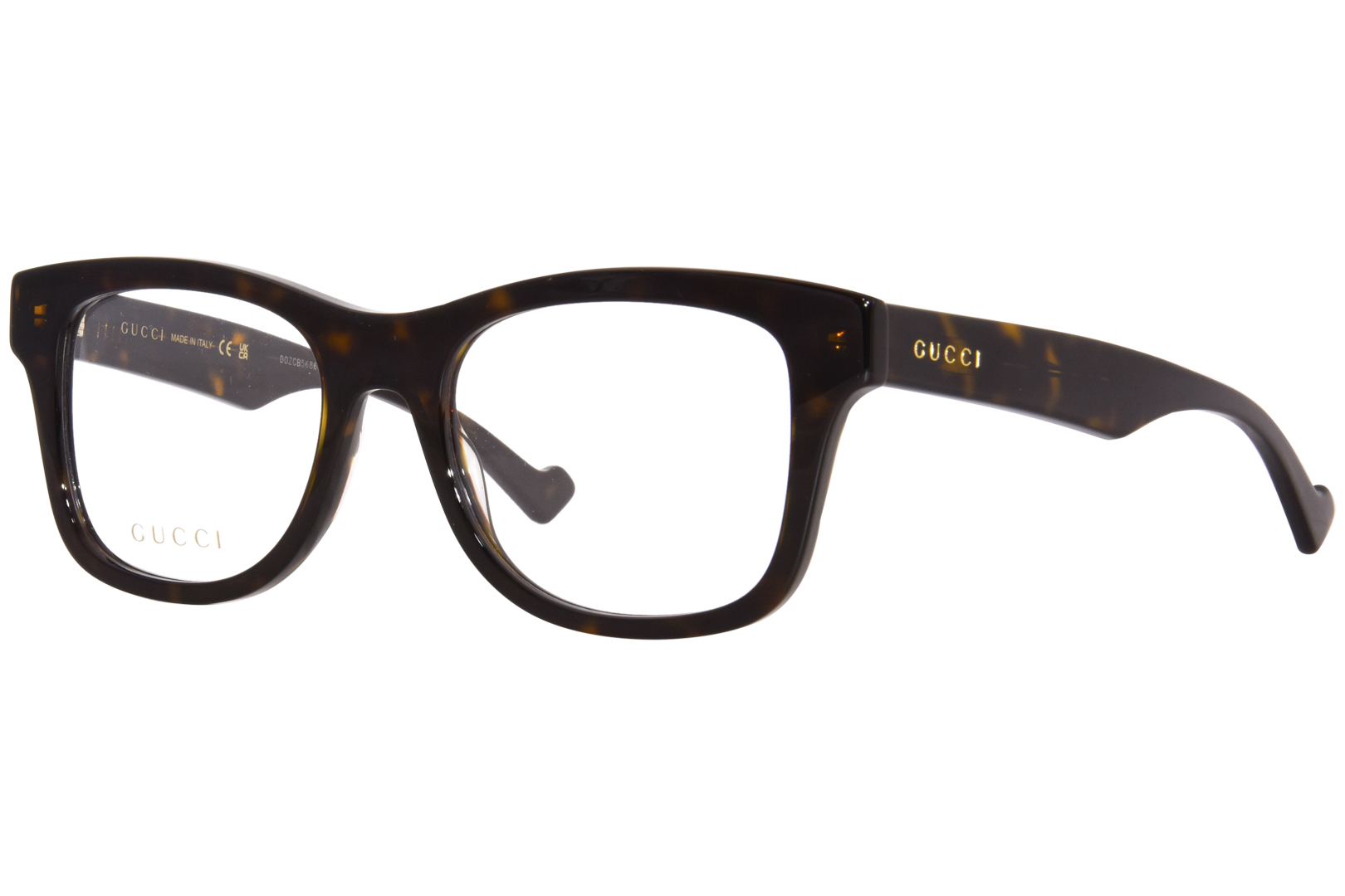 UPC 889652416328 product image for Gucci GG1332O 005 Eyeglasses Men's Havana Full Rim Square Shape 54 19 145 - Brow | upcitemdb.com