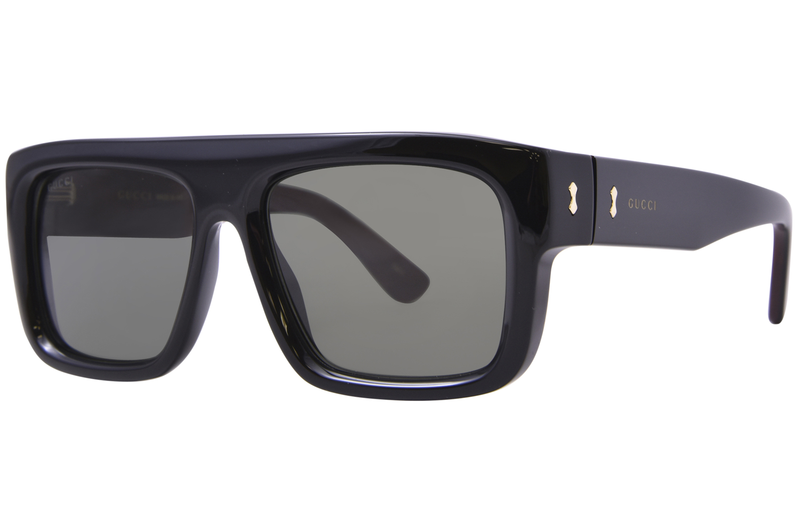 UPC 889652438887 product image for Gucci GG1461S 001 Sunglasses Men's Black/Grey Square Shape 55 17 140 - Lens-55 B | upcitemdb.com