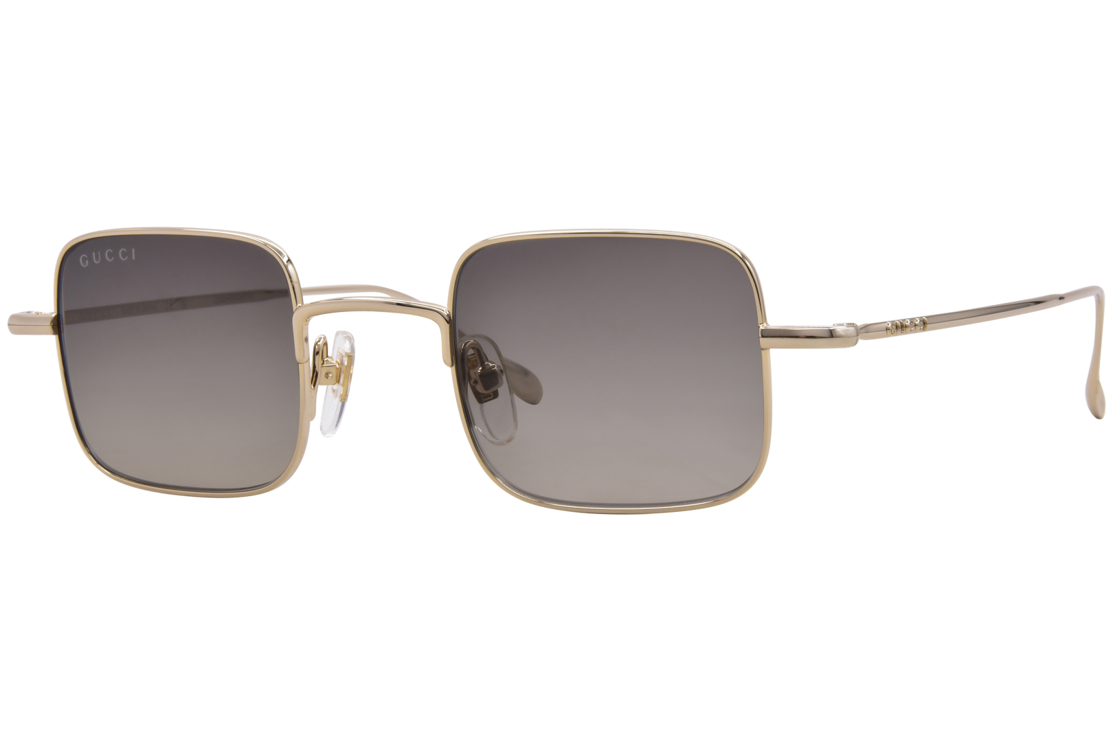 Gucci GG1813S 001 Sunglasses Gold/Grey Square Shape 41-22-145