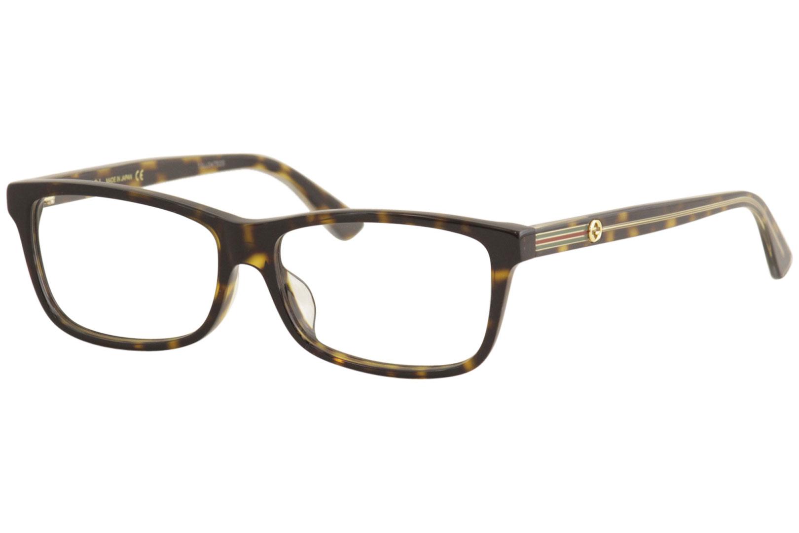 Gucci Men's Eyeglasses GG0378OA GG/0378/OA Full Rim Optical Frame