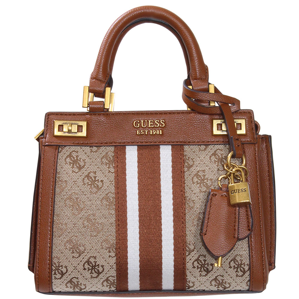 Guess Women's Katey-Mini Handbag Dual Compartment Satchel