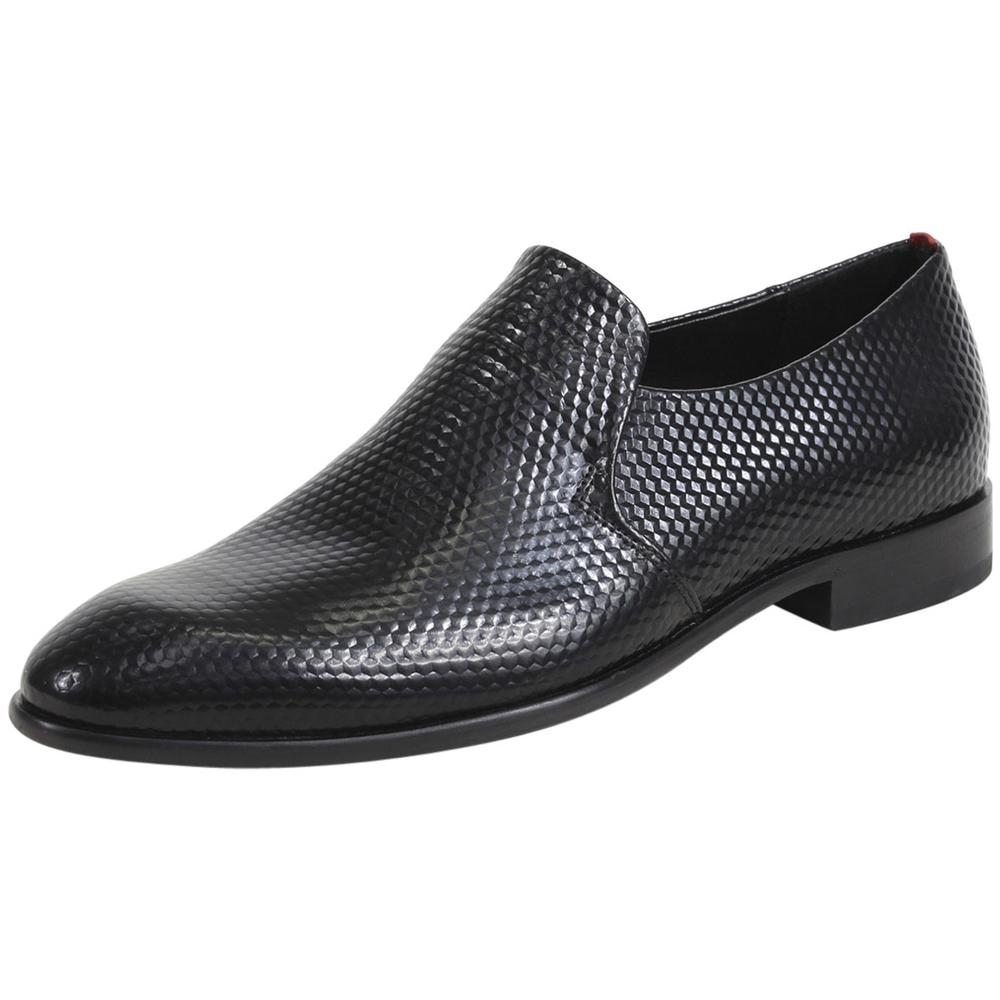 hugo boss leather loafers