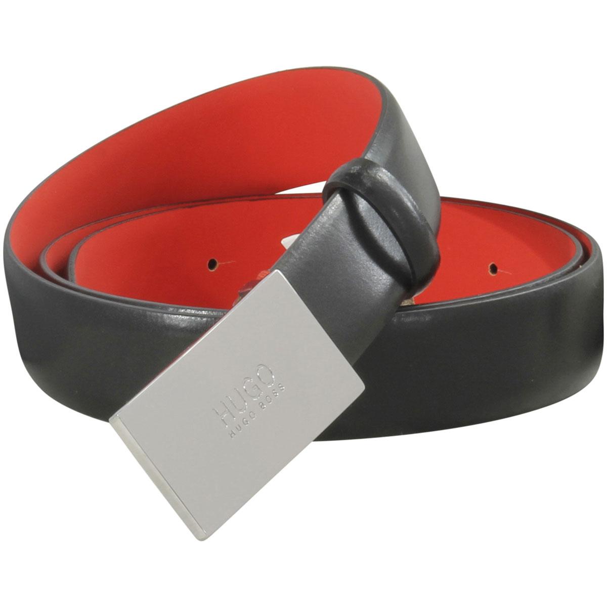 UPC 728679026465 product image for Hugo Boss Men's Baldwin N Genuine Leather Belt - Black - 38 | upcitemdb.com