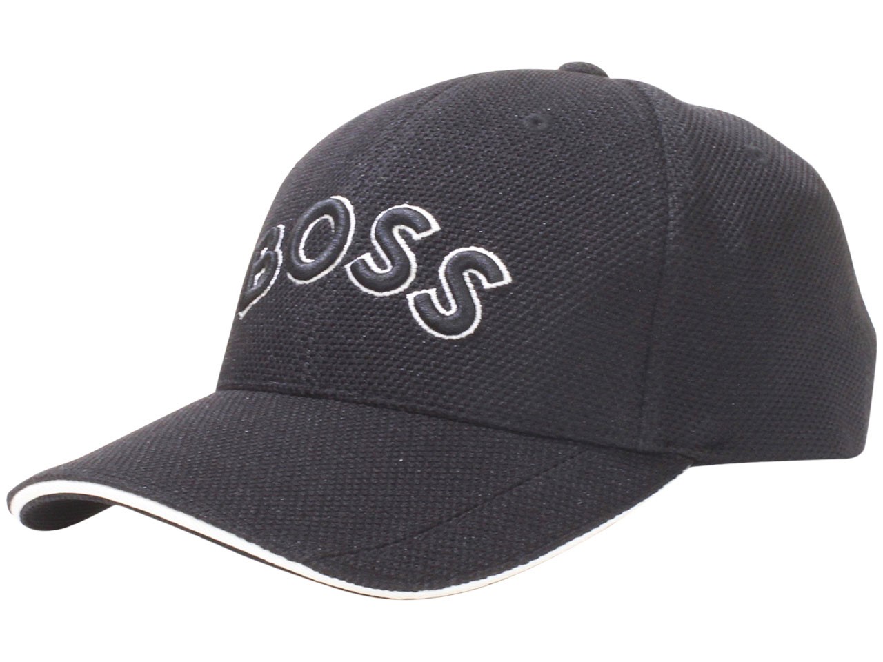 Hugo Boss Men's Cap-US Baseball Cap Stretch-Pique Strapback Hat Black One  Size