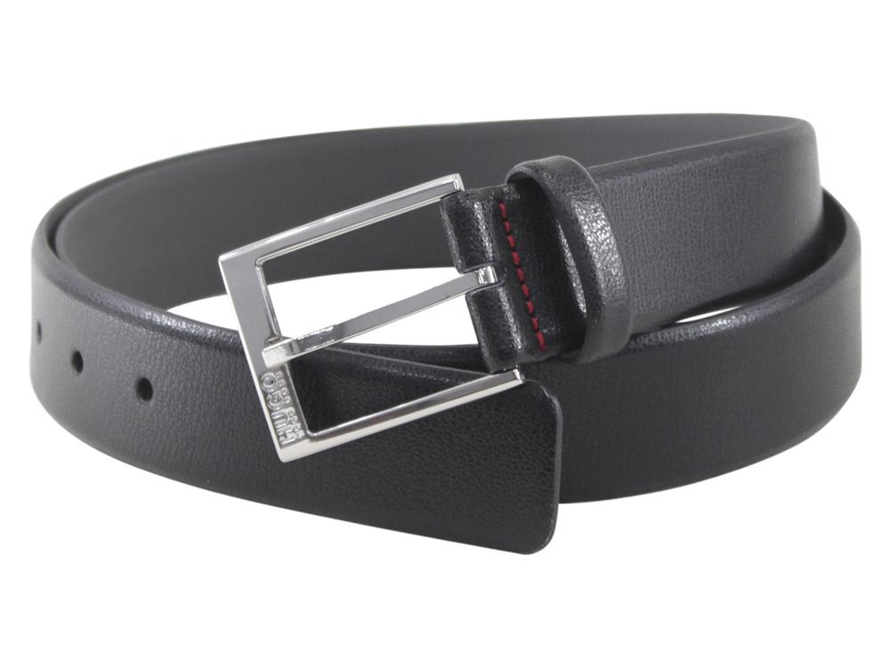 UPC 728677875973 product image for Hugo Boss Men's Gellot Belt Genuine Leather Black Sz: 34 50385627 | upcitemdb.com