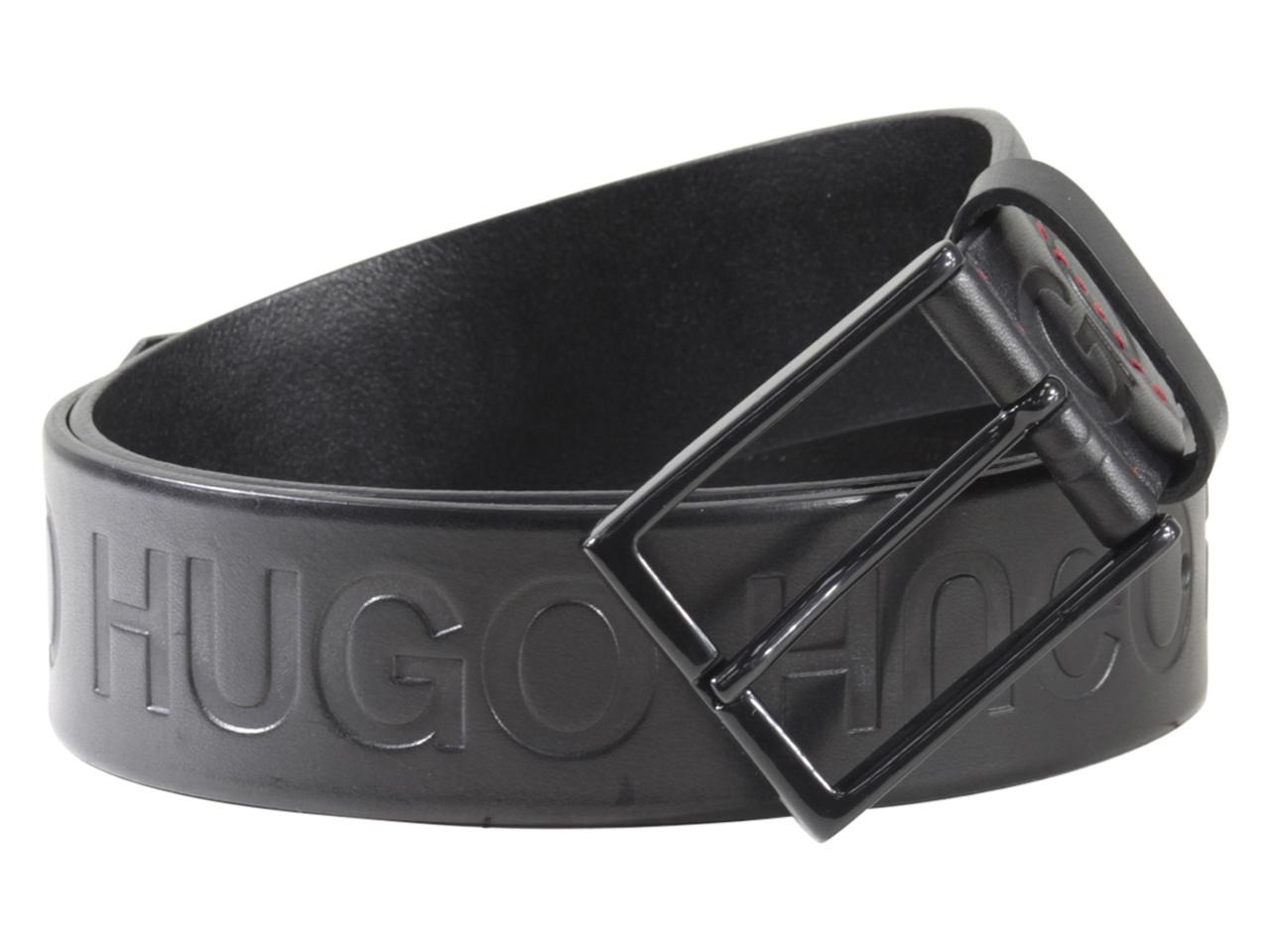 UPC 728677844870 product image for Hugo Boss Men's Giaci Genuine Leather Belt - Black - 30 | upcitemdb.com