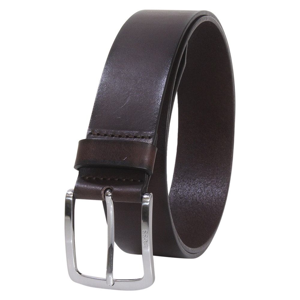 UPC 604552308012 product image for Hugo Boss Men's Jor V Belt Genuine Leather Dark Brown Sz. 42 | upcitemdb.com
