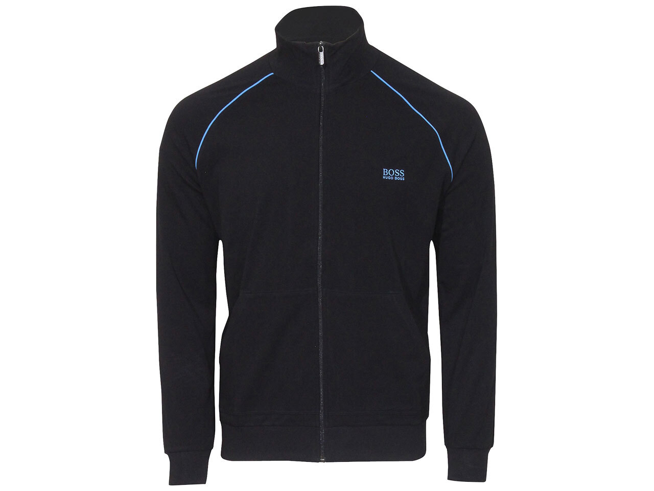 Hugo Boss Men's Mix-And-Match Jacket Zip-Up Training Jersey Charcoal Sz ...