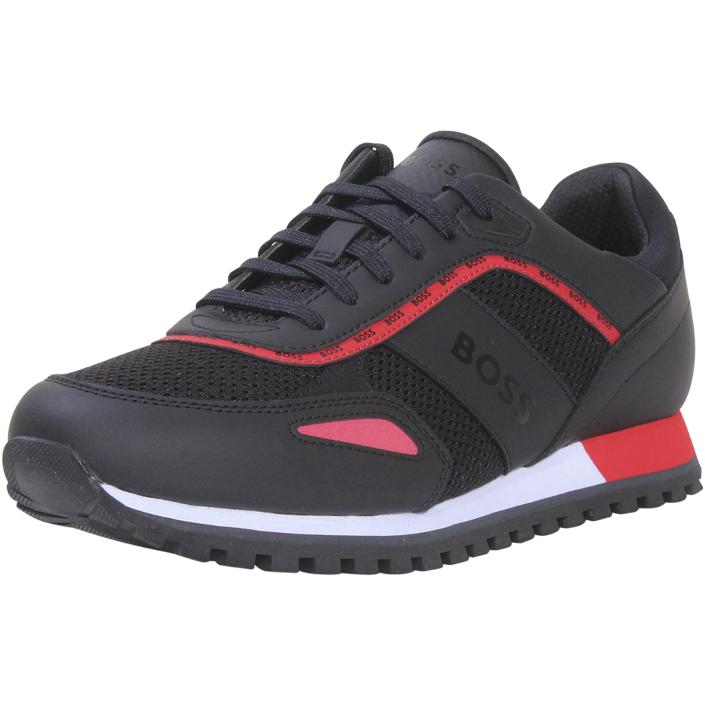 nederlaag Desillusie Tapijt Hugo Boss Men's Parkour-L Sneakers Black/Red Training Running Shoes Sz. 9 |  JoyLot.com