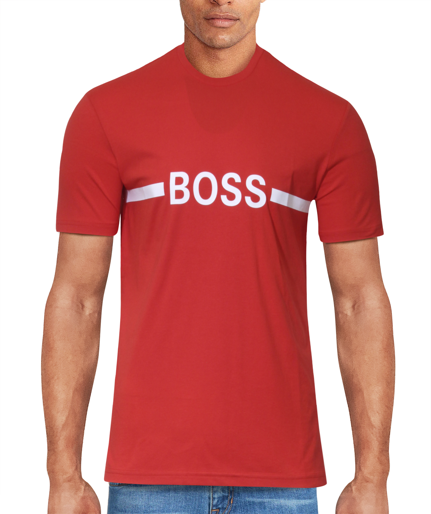 Hugo Boss UV Protection Men's T-Shirt Red