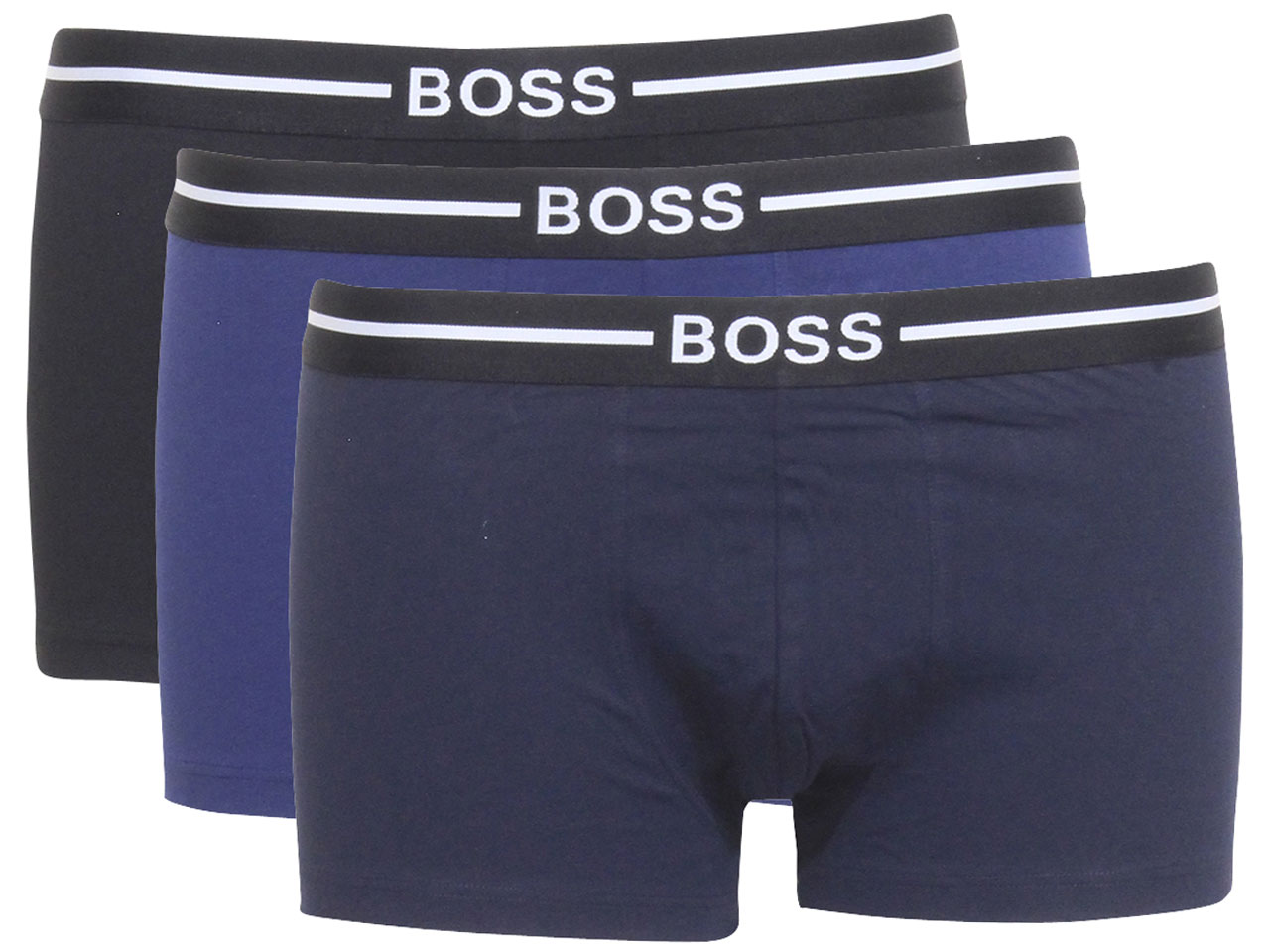 Hugo Boss 50465256 XRussel Athletic Stretch-cotton Boxer Briefs with Logo,Navy,S