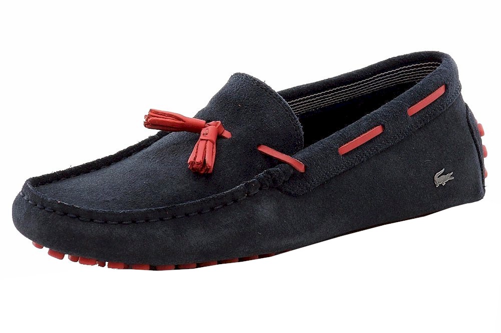 Lacoste Men's Concours Tassle 7 Suede Loafers Shoes |