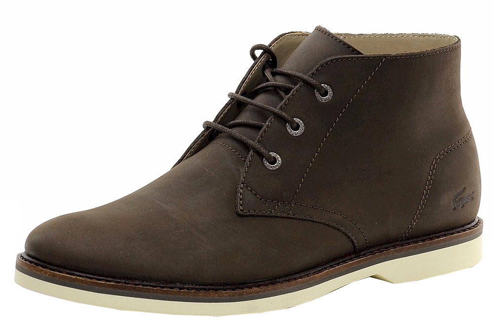 Lacoste Men's Sherbrooke Hi 116 1 Suede Chukka Ankle Boots Shoes ...