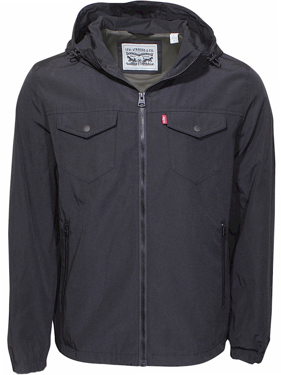 Levi's Arctic Cloth Water Resistant Jacket Men's Levis Hooded Zip Front |  eBay