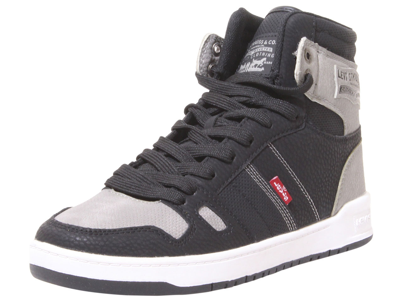 Levi's Men's 520-BB-HI-X Sneakers High Top Black/Grey Sz: 8 519695 |  