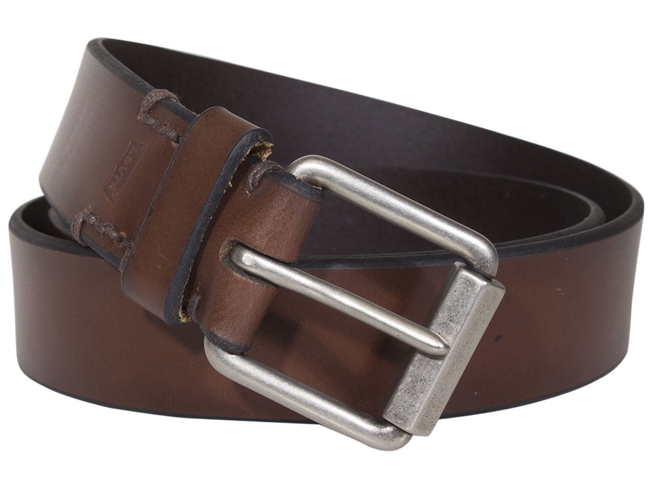 Levi's Men's Genuine Leather Belt Beveled Edge 