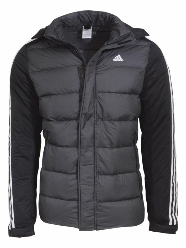  Adidas All Weather Performance Itavic 3-Stripe Water Repellant Hooded Jacket 