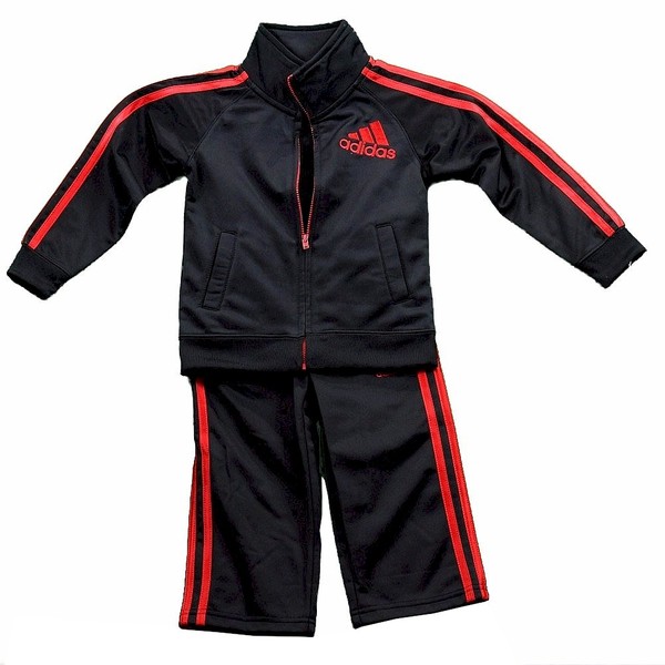  Adidas Boy's 2-Piece Tricot Track Jacket & Pant Set 