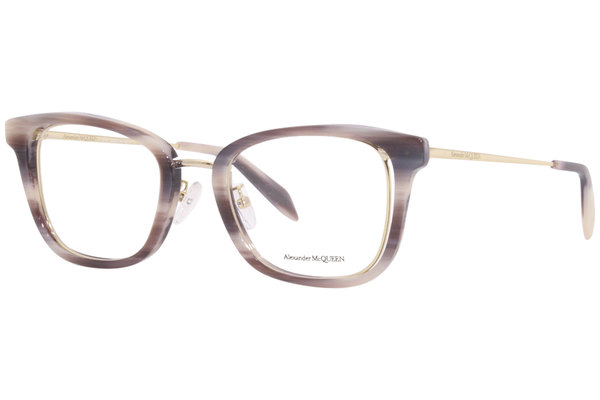  Alexander McQueen AM0225O Eyeglasses Women's Full Rim Square Shape 