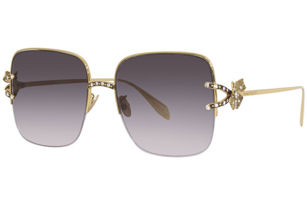  Alexander McQueen AM0371S Sunglasses Women's Square Shape 