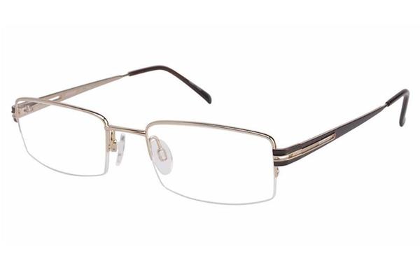  Aristar By Charmant Men's Eyeglasses AR6789 AR/6789 Half Rim Optical Frame 