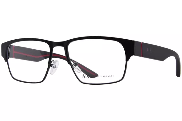  Armani Exchange AX1059 Eyeglasses Men's Full Rim Rectangle Shape 
