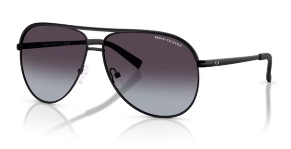  Armani Exchange AX2002 Sunglasses Men's Pilot 