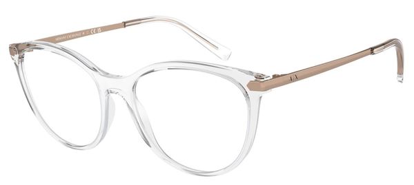  Armani Exchange AX3078 Eyeglasses Women's Full Rim Cat Eye 