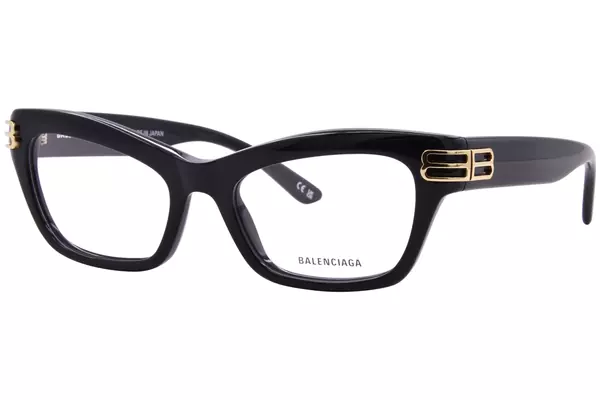  Balenciaga BB0435O Eyeglasses Women's Full Rim Cat Eye 