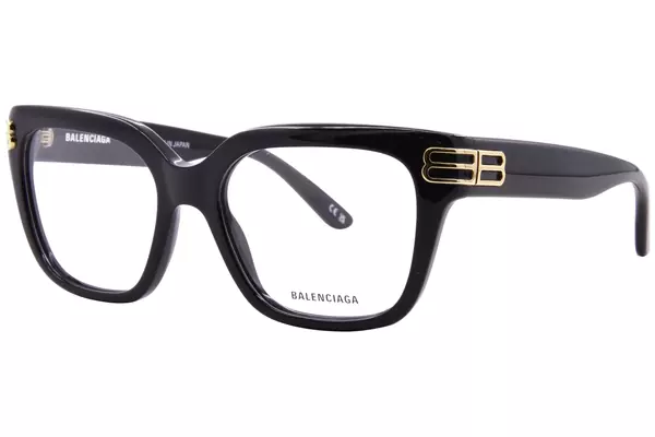  Balenciaga BB0437O Eyeglasses Women's Full Rim Square Shape 