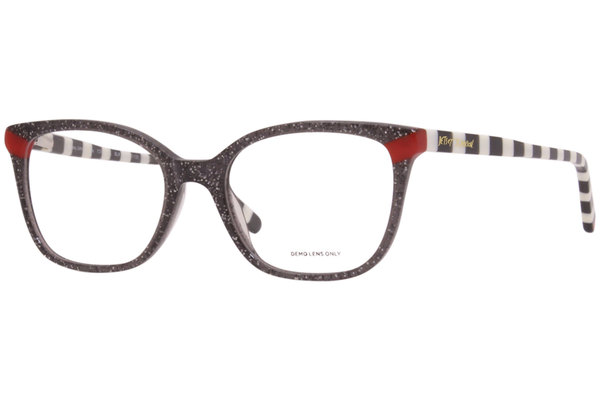  Betsey Johnson Girls Too-Cool Eyeglasses Youth Girl's Square Optical Frame 