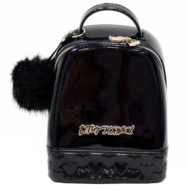  Betsey Johnson Women's Don't Be Jelly Mini Book Bag Backpack 