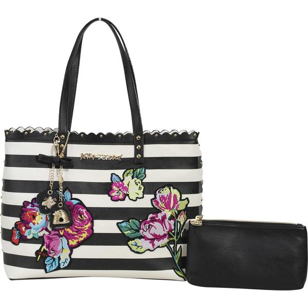  Betsey Johnson Women's Many Blooms Ago Tote Handbag 