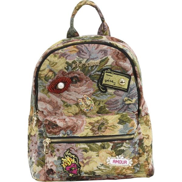  Betsey Johnson Women's Not Ya Mama's Brocade Backpack Bag 