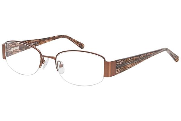  Bocci Women's Eyeglasses 356 Half Rim Optical Frame 