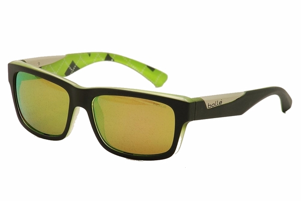  Bolle Men's Jude Rectangle Sunglasses 