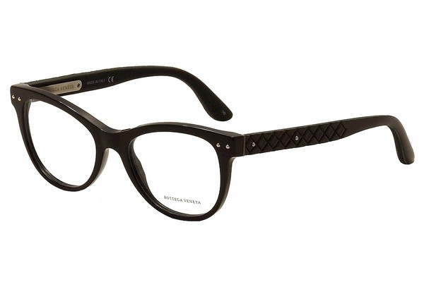  Bottega Veneta Women's Eyeglasses BV0009O 0009/O Full Rim Cat Eye Optical Frame 