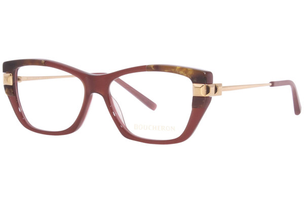  Boucheron BC0108O Eyeglasses Women's Full Rim Rectangle Shape 