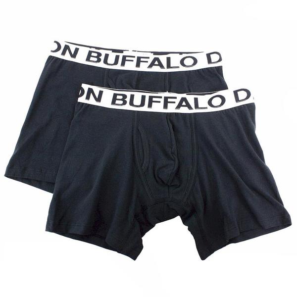  Buffalo By David Bitton Men's 2-Pc Stretch Boxers Briefs Underwear 