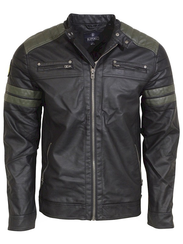  Buffalo By David Bitton Men's Jaggar Moto Biker Jacket 