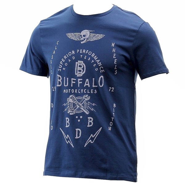  Buffalo By David Bitton Men's Nitzu Graphic Cotton Short Sleeve T-Shirt 