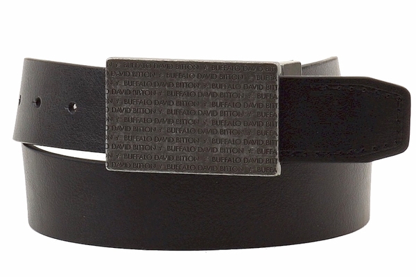  Buffalo By David Bitton Men's Reversible Logo Plate Belt 