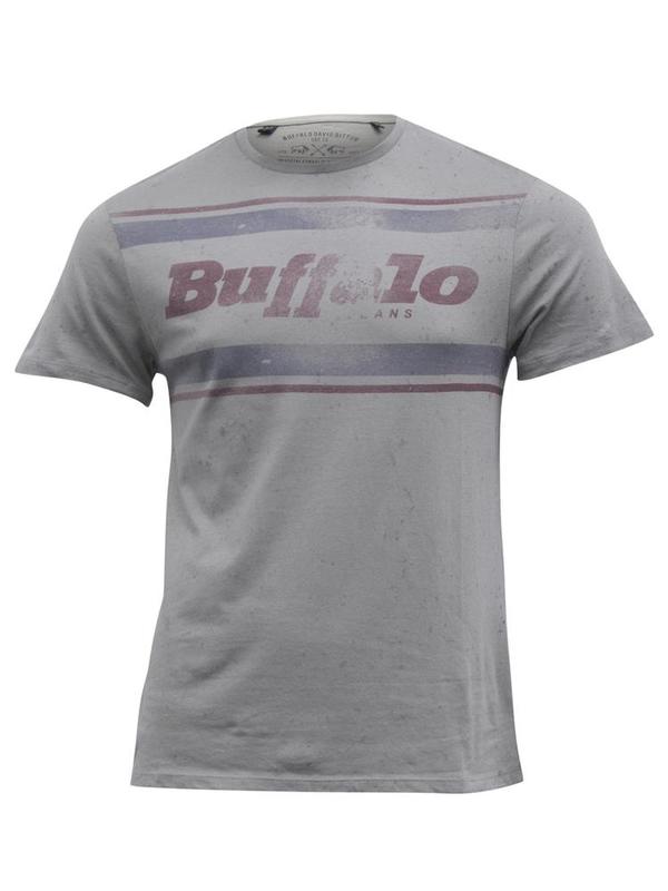  Buffalo By David Bitton Men's Tydie Short Sleeve Crew Neck Cotton T-Shirt 