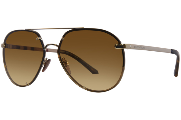  Burberry BE3099 Sunglasses Women's Pilot Style 
