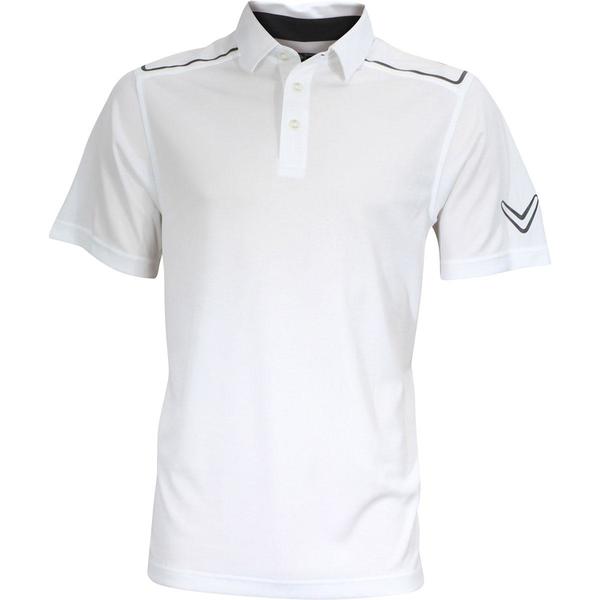  Callaway Men's Solid Blocked Polo Short Sleeve Shirt 