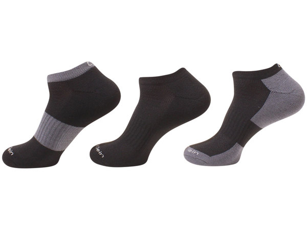  Calvin Klein Men's 5-Pairs Contrast Heel & Toe Athletic Low Cut Socks Sz: 7-12 