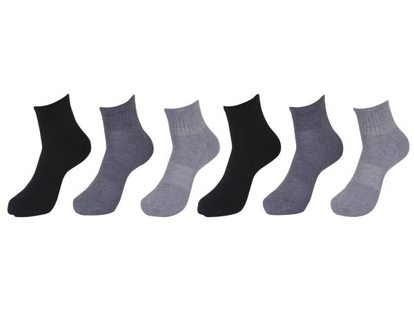  Calvin Klein Men's 6-Pairs Mesh Sport Quarter Crew Socks 