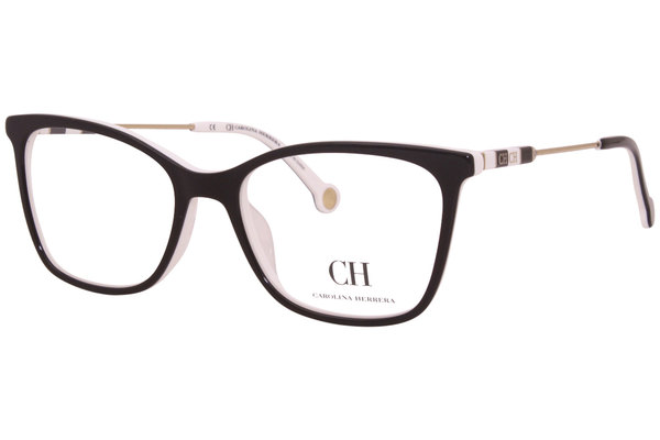  Carolina Herrera VHE846K Eyeglasses Women's Full Rim Cat Eye Optical Frame 