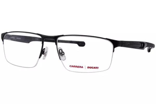  Carrera Ducati Carduc-025 Eyeglasses Men's Semi Rim Rectangle Shape 