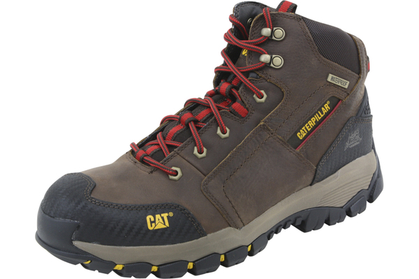  Caterpillar Men's Navigator Mid WP Waterproof Work Boots Shoes 